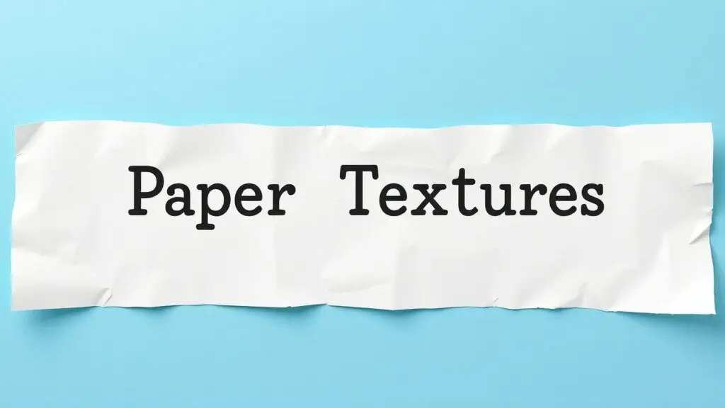 Various paper textures and finishes, including coated, uncoated, and embossed paper, showcasing their unique visual and tactile qualities for design projects.