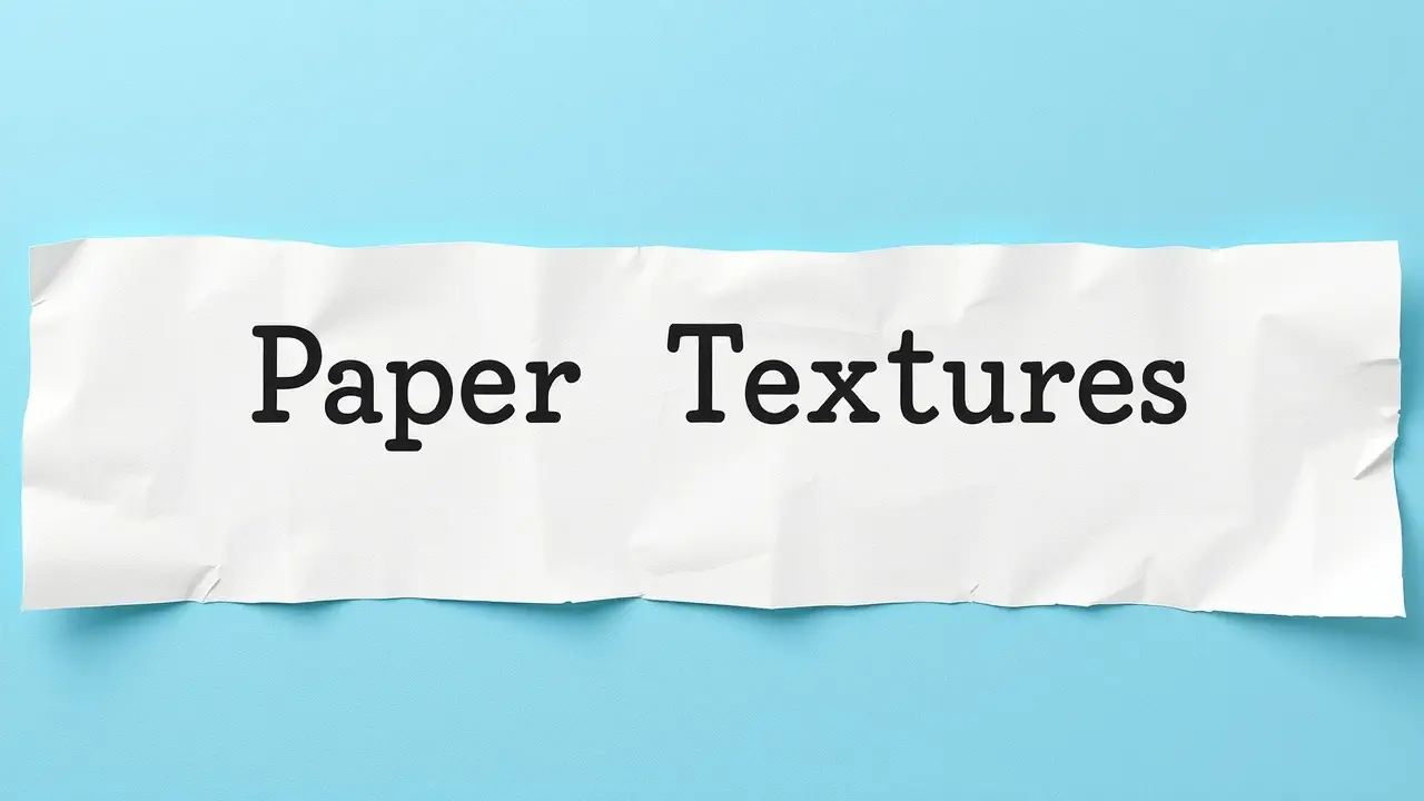 Various paper textures and finishes, including coated, uncoated, and embossed paper, showcasing their unique visual and tactile qualities for design projects.