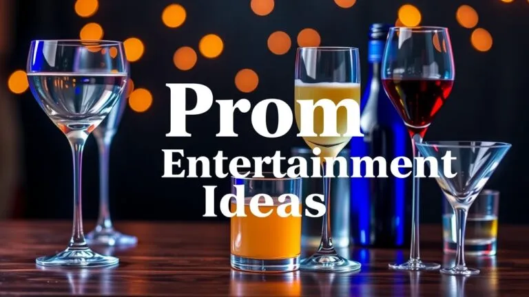 Pre Prom, During Prom, Post Prom, Entertainment Ideas, High School Prom Night Activities.