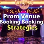 Strategies for maximizing prom venue revenue and client satisfaction, including booking management, client targeting, and conflict avoidance.