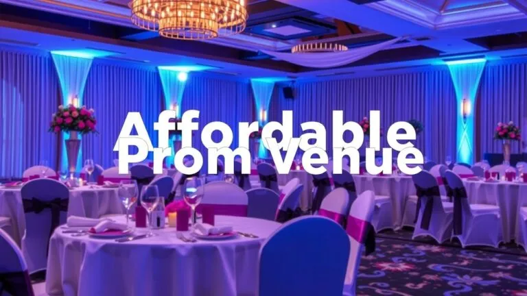 Comparison of affordable prom venues, reception halls, and party spaces in various cities, showing price ranges and locations to help you find the perfect venue without breaking the bank.