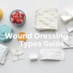 Infographic showing various types of wound dressings, their uses, and when to use them for optimal wound healing.