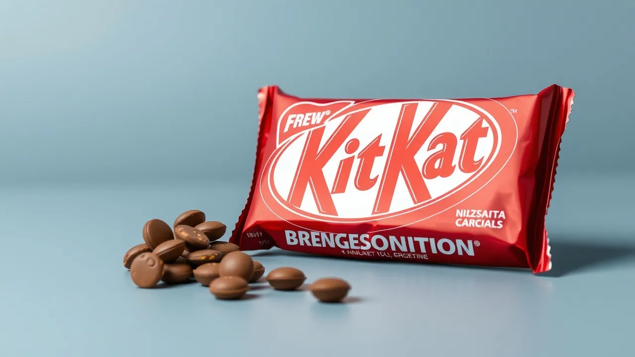 KitKat chocolate bar packaging examples showcasing different colors, logos, and seasonal designs to illustrate how packaging influences brand recognition and sales.