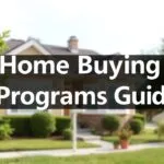 Infographic illustrating different types of home buying programs, including first-time homebuyer programs, down payment assistance, and state and federal loan options.