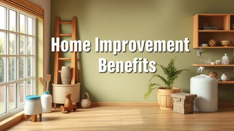 Home renovation benefits, including increased property value, improved quality of life, and enhanced energy efficiency.