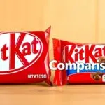 Different sizes of KitKat chocolate bars, including single bars, mini KitKats, and sharing packs, showcasing variety in packaging and potential flavors.