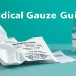 Infographic showing different types of medical gauzes and their uses.
